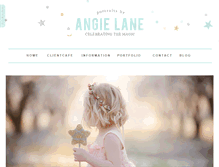 Tablet Screenshot of angielane.com
